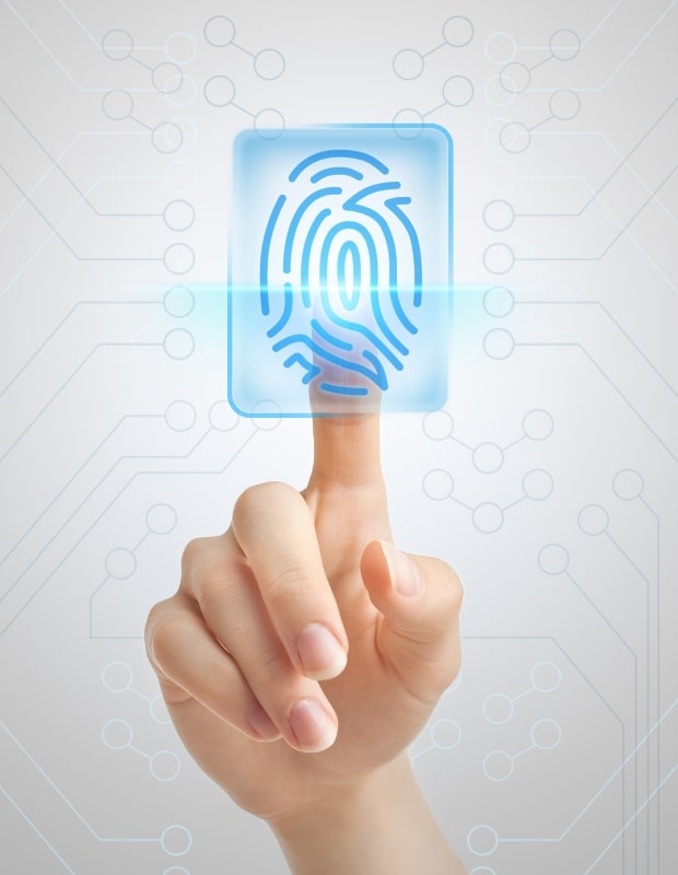 cybersecurity fingerprint image