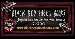 black bed sheet books logo