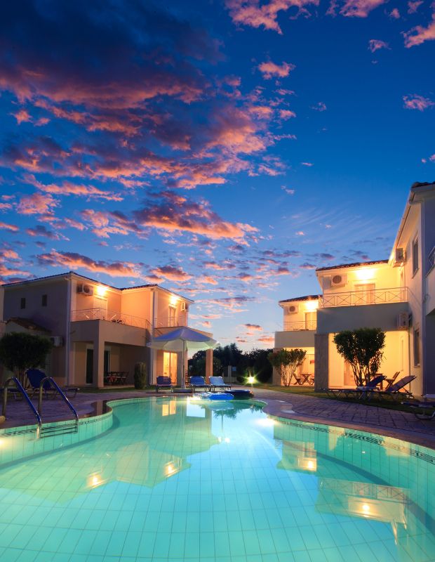 dubai villa with a pool - example photo