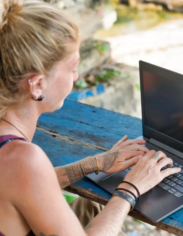 outdoor office with a view example