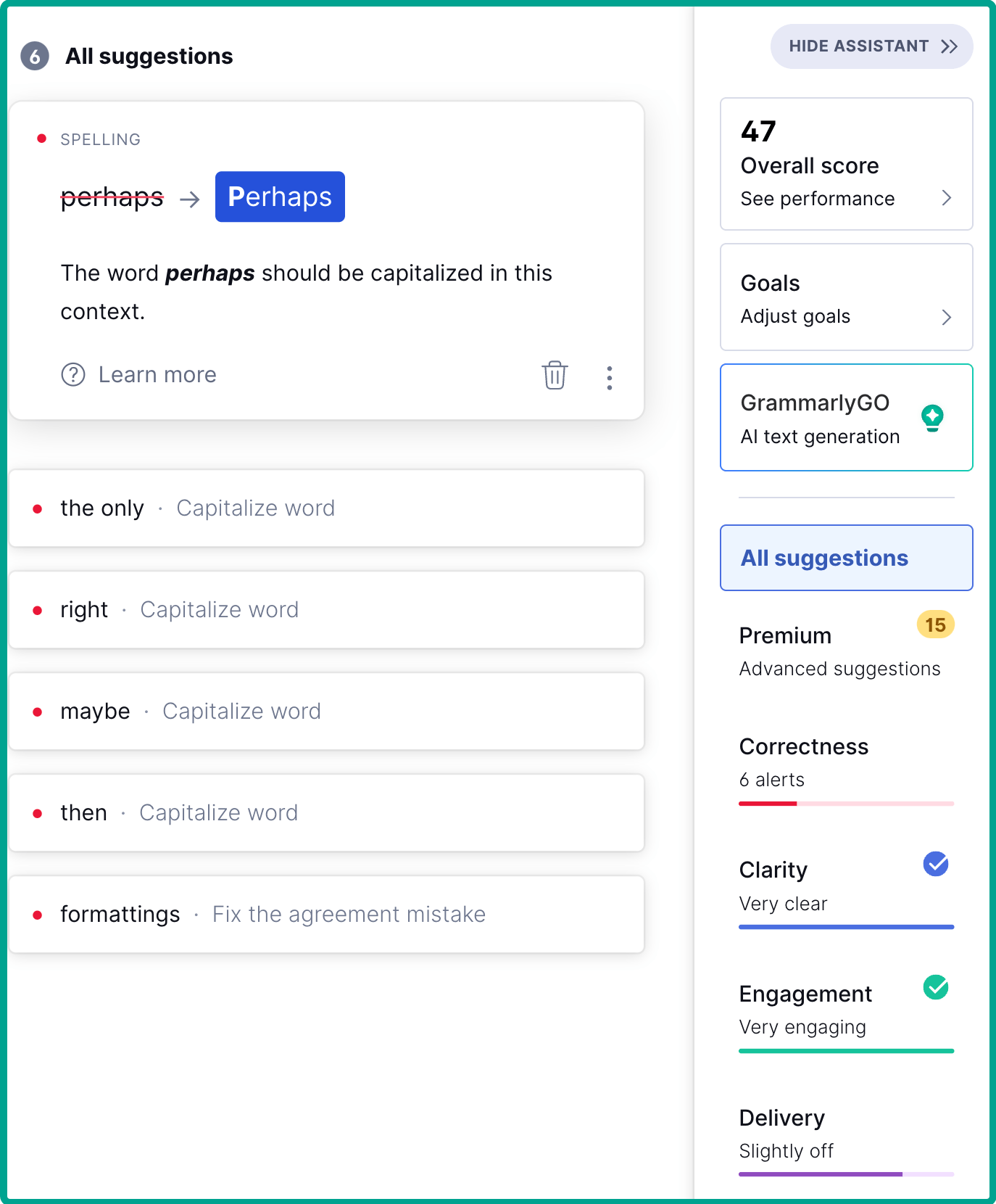 Grammarly Screenshot