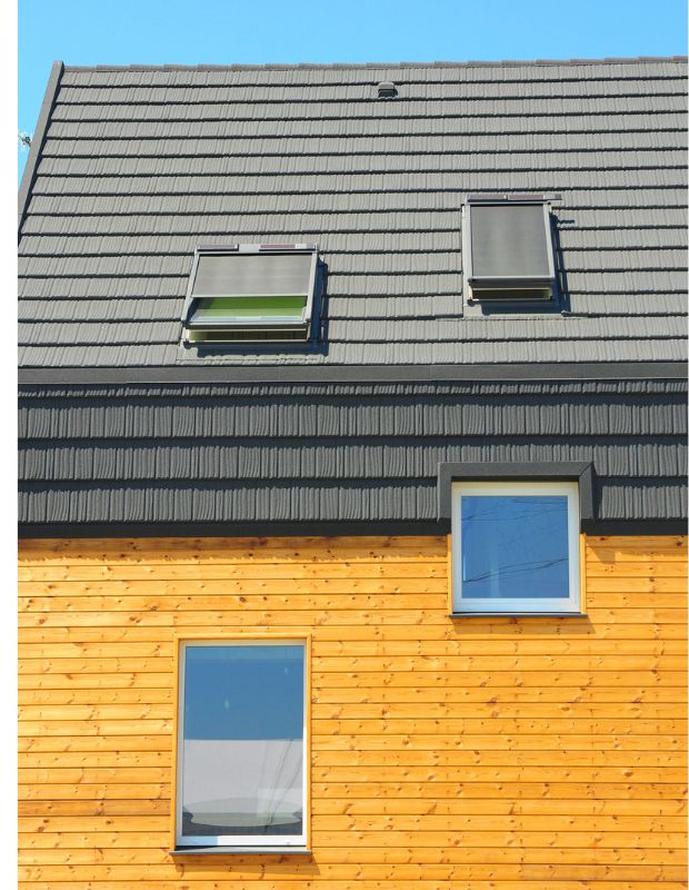 modern energy efficient windows from the outside