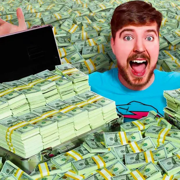 Mr Beast thumbnail example