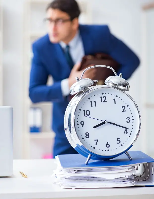 managing time and being in a hurry